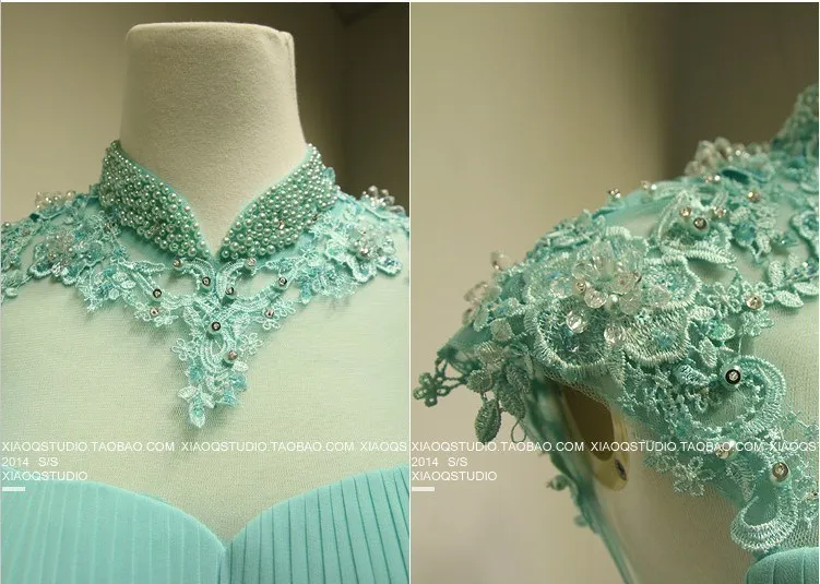 С высоким воротом для женщин vestido de festa новые модные пикантные женские туфли с открытой спиной Длинные Формальные вечерние платье на выпускной нарядные платья
