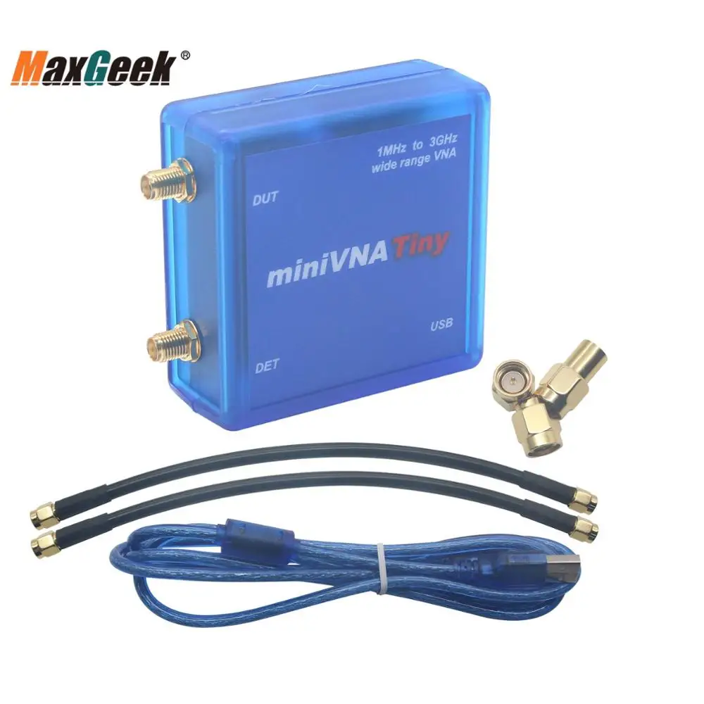 Maxgeek VNA 1M 3GHz Векторный сетевой анализатор набор miniVNA Tiny VHF/UHF/NFC/RFID RF антенный