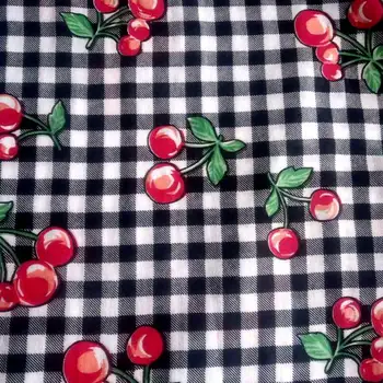 

Cherry Sewing cotton fabric Child DIY Handmade Material Sewing Fabric Patchwork 100*105cm