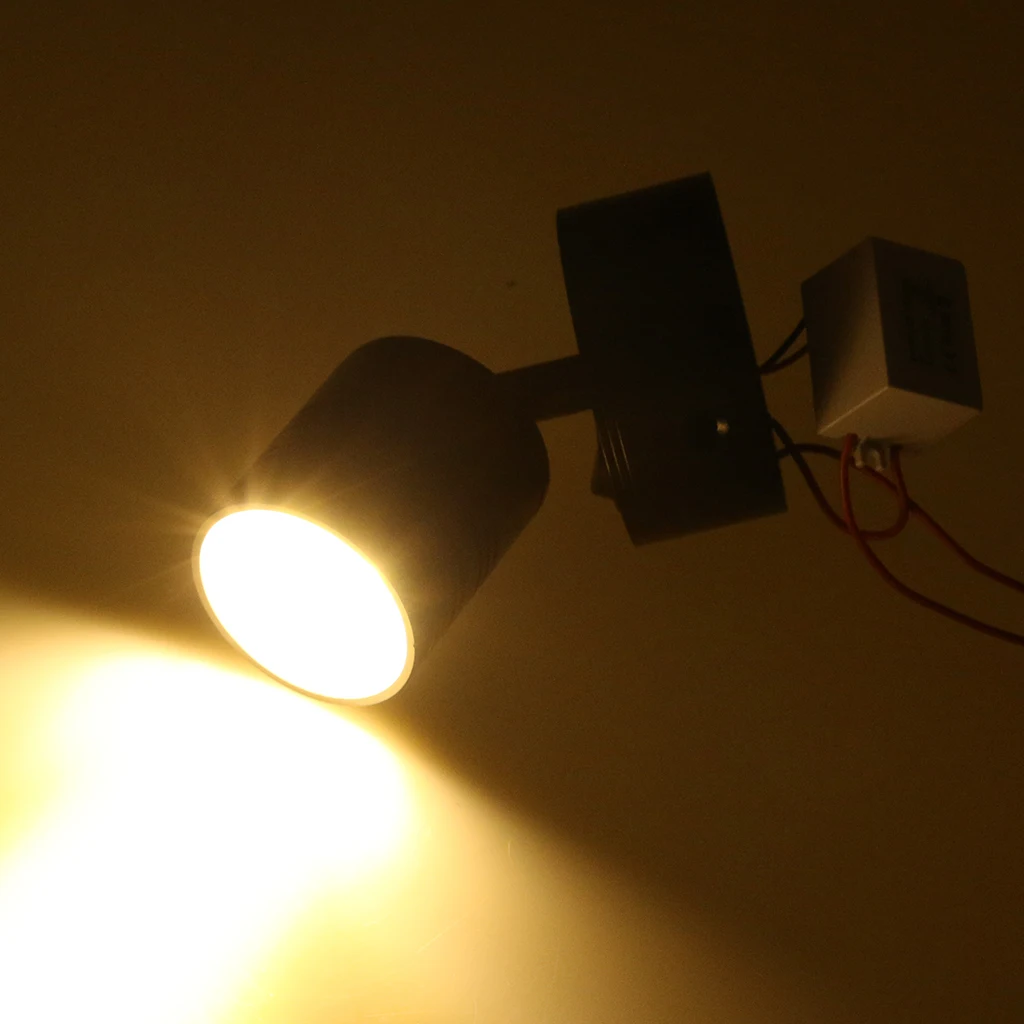 5W 12V Boat Adjustable LED Reading Light Wall Lamp with Switch Wall Mount