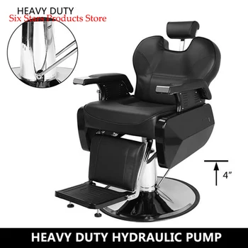 

8702A Professional Portable Hydraulic Lift Barber Chair PVC leather Comfortable And Profession Salon Barber Chair Hairdresser