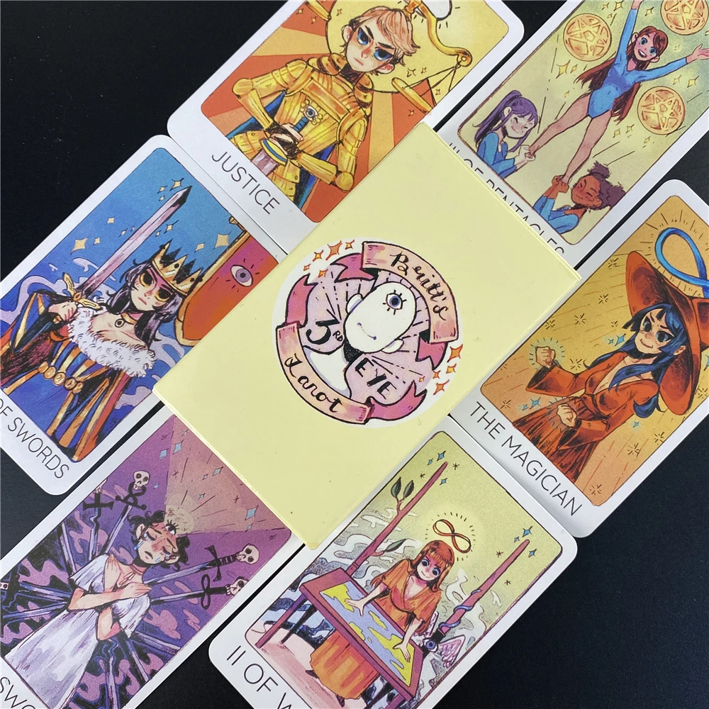 Britts Third Eye Tarot Oracle Cards Board Deck Games Playing Cards For  Friend Party Game Gifts With Pdf Guide Book - Board Game - AliExpress