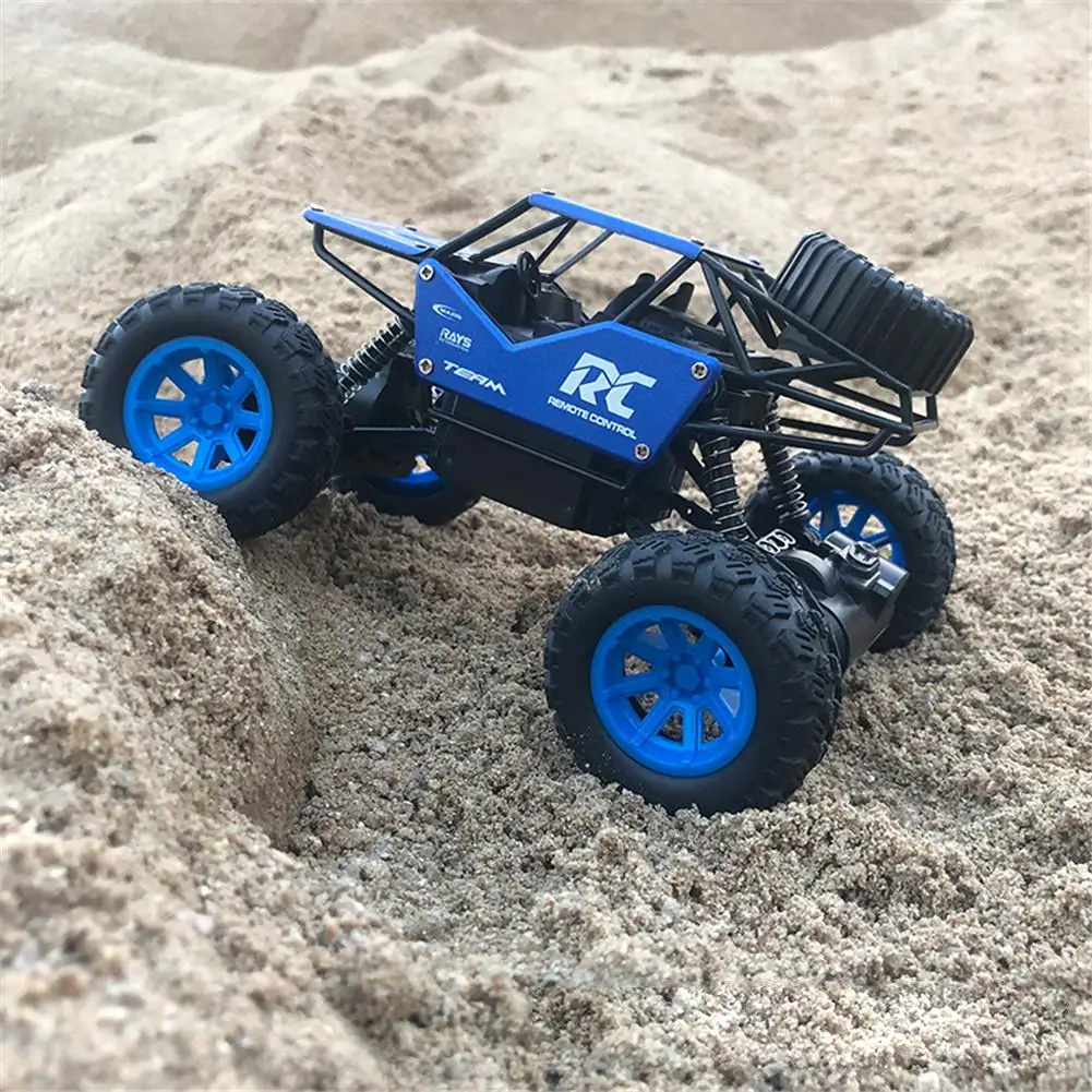 1:18 сплав корпус Rock Crawler 4WD двойные двигатели внедорожный пульт дистанционного управления RC багги Bigfoot скалолазание автомобиль игрушки