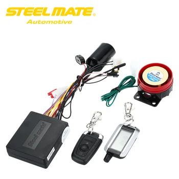 

Steelmate Alarm System with Auto Push Button Start Stop 986XO Remote Control Central Locking Engine Starline Anti-theft Security