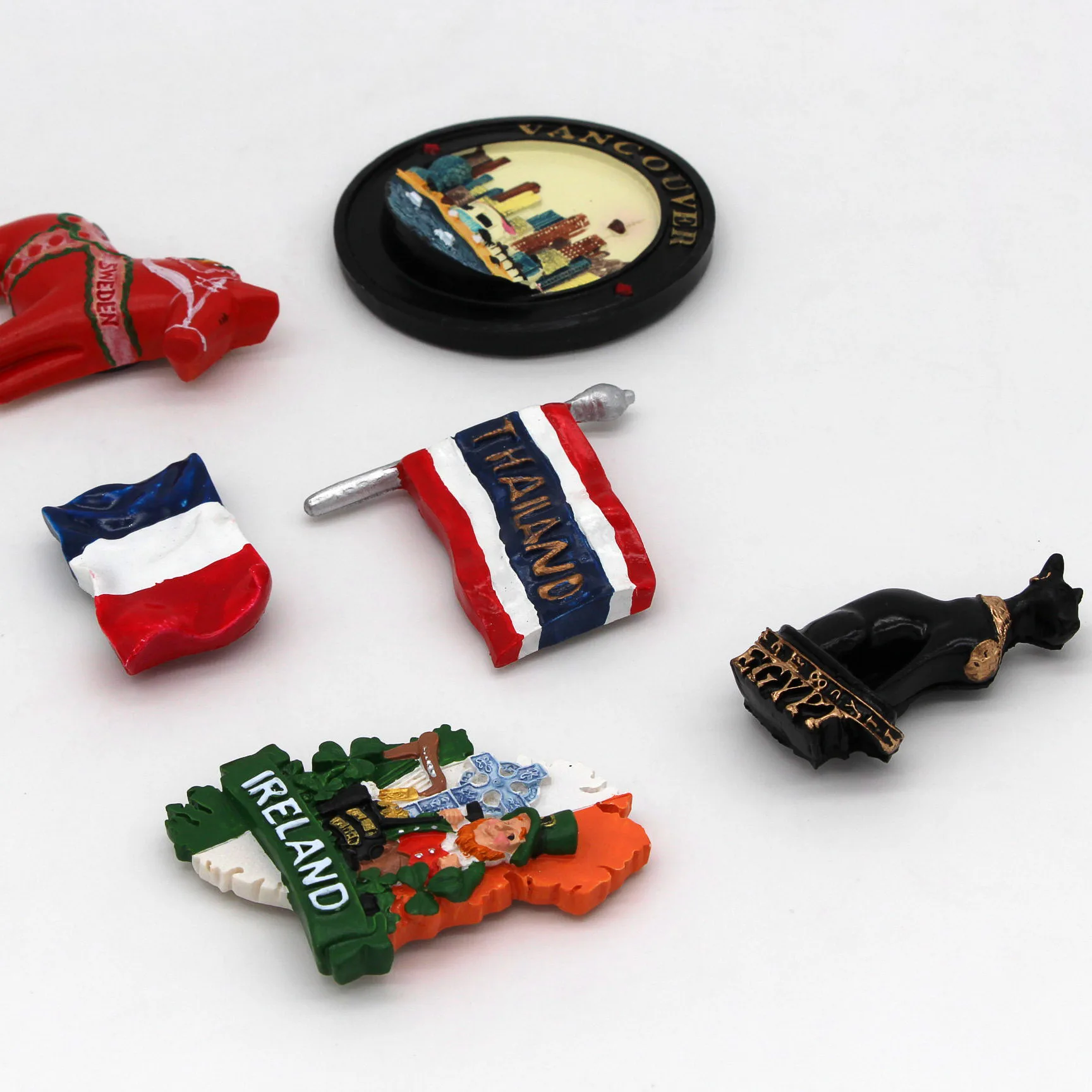 Refrigerator sticker fridge magnet world tourism souvenir