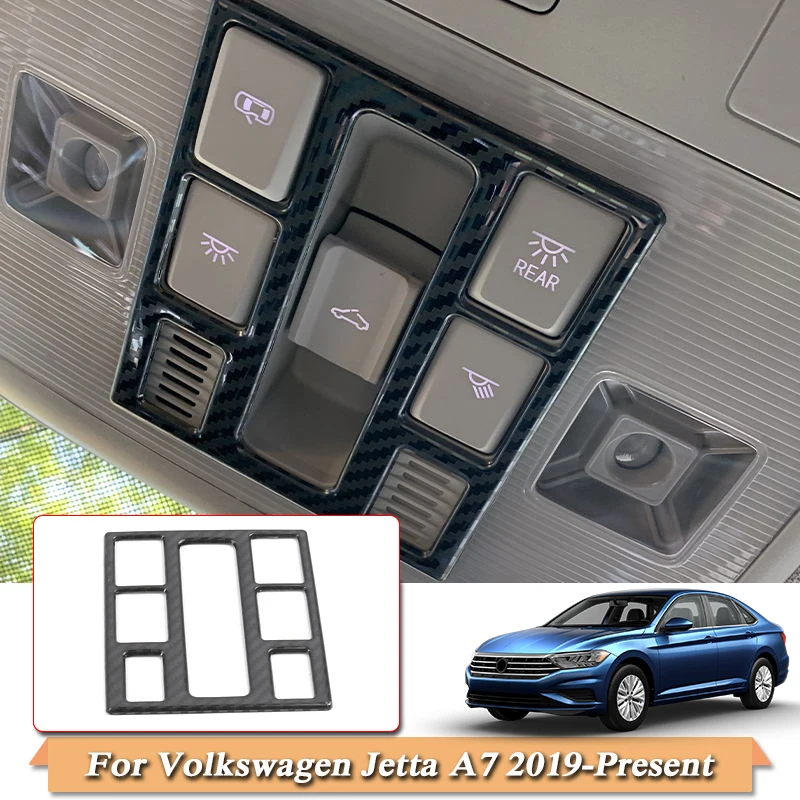 Стайлинг автомобиля для Volkswagen Jetta A7 2019 2020 передняя и задняя фары чтения рамка с