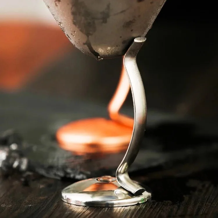 Новое поступление 304 нержавеющая сталь Однослойная изогнутая ручка Чаша для коктейля бар аксессуары для кухни