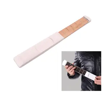 

6 Fret Pocket Guitar Portable Practice Guitar Chord Conversion Fingering Trainer Tool for Guitar Beginners