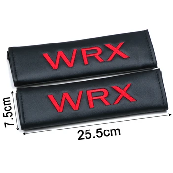 

2pcs/lot New Auto Seat Belt Cover Pure Car-Styling Case For Subaru Impreza WRX STI Car Styling