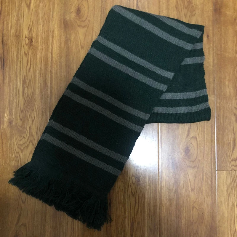 Колледж шарф для косплея зимний треугольник шарф для мужчин и женщин детская шаль плед шарфы одеяло теплый и мягкий - Цвет: Черный