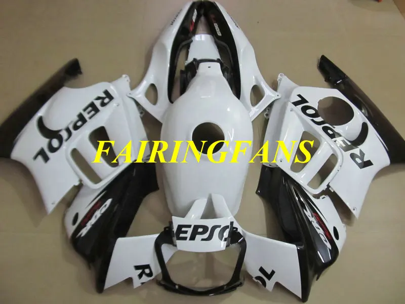 Мотоцикл обтекатель комплект для HONDA CBR600F3 97 98 CBR 600 F3 CBR 600F3 CBR600 1997 1998 черно белые Обтекатели части+ подарки HM11