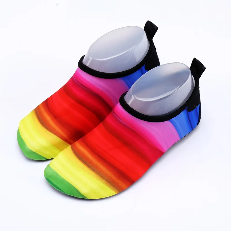 Manufacturers Wholesale Customizable Sandals Swimming Shoes Adult Diving Shoes Snorkeling Shoes Wading Shoes Quick-Dry Red Foot