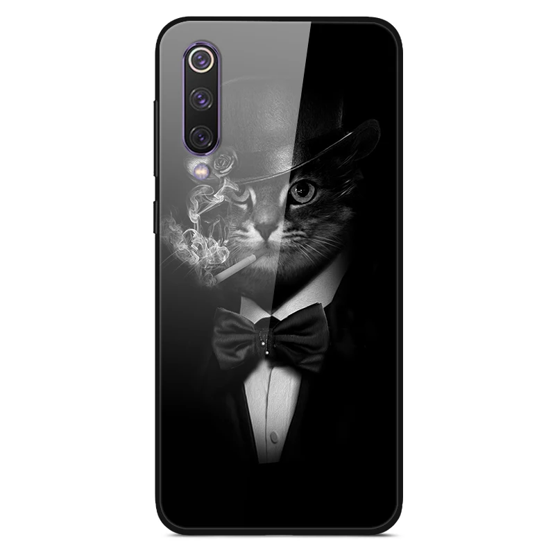 Для Xiaomi mi 9 mi 9 SE чехол из закаленного стекла жесткий чехол для телефона для Xiao mi Xiomi mi 9 SE mi 9 T mi 9 T Pro TPU бампер чехол s - Цвет: 41