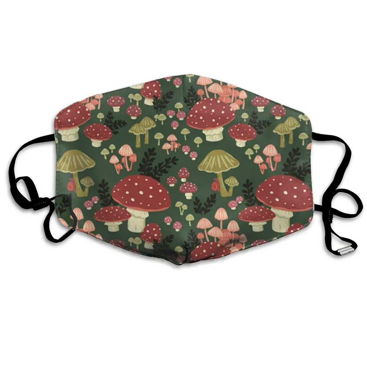 

Mouth Mask Bright Mushrooms Art Print Masks - Breathable Adjustable Windproof Mouth-Muffle, Camping Running for Women and Men