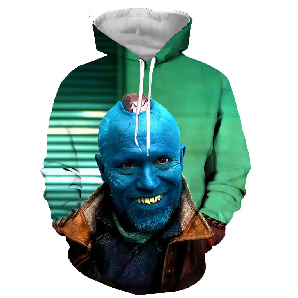 Yondu 3D печатных мужчин и женщин с капюшоном толстовка модная графическая Толстовка Повседневная Уличная пуловер Толстовка - Цвет: 02