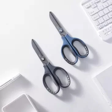 Xiaomi DELI ножницы с тефлоновым покрытием мягкие на ощупь для домашнего офиса ножницы ручной работы канцелярские ножницы