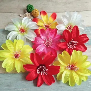 

48pcs Fake Chrysanthemum Flower Head Dia.12cm/4.72" Simulation Daisy for Wedding Home Showcase Decorative Artificial Flowers