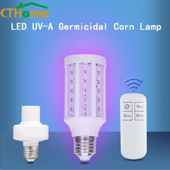 

UV Germicidal Light E27 UVC Sterilization Led Disinfection Lamp Sterilizer LED lights Home Clean Air Kill Mites Remote Control