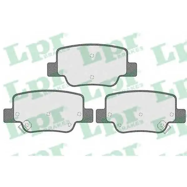 Колодки тормозные TOYOTA VERSO 09- задние LPR 05P1576
