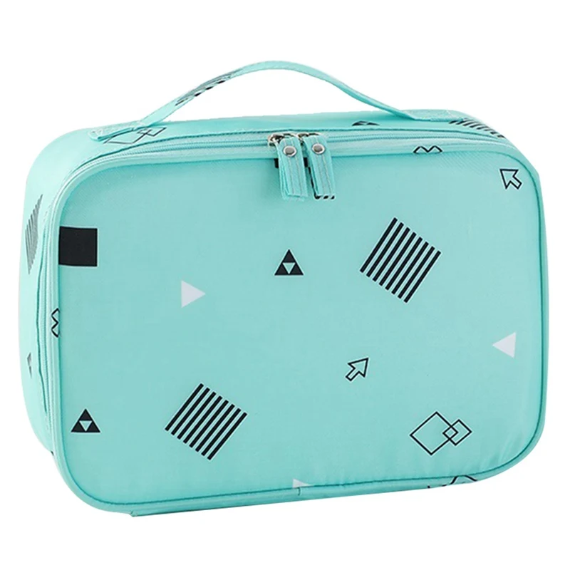 H1 1 PC Printed Makeup Bag Portable Zipper Makeup Bag Large Capacity Women Cosmetic Storage Travel Make Up Bag Dropship New Arrival - Цвет: H1
