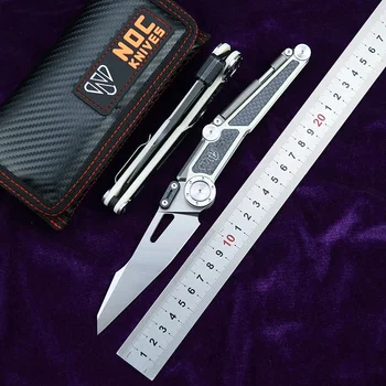 

NEW NOC DG11 folding knife 440C blade G10 steel handle tactical camping pocket outdoor Survival kitchen fruit knives EDC Tools