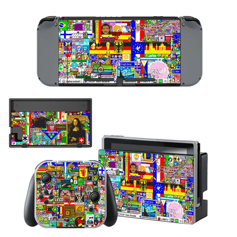 Виниловые наклейки для nintendo Switch, консоли переключения и крышки контроллера, наклейки для nintendo Switch NS, защитные наклейки для игр