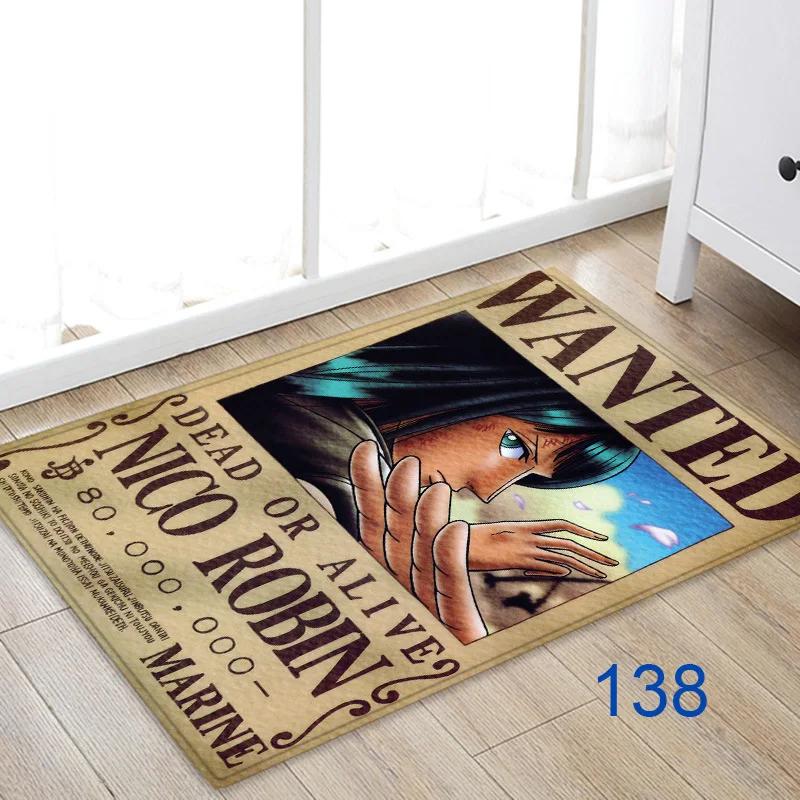 New Anime Character Carpet Bathroom Non-slip Carpet Kitchen Living Room Entry Door Mat