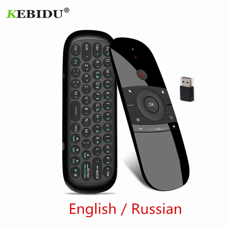 Беспроводная клавиатура-мышь Fly Air Mouse W1 на русском английском 2 4 ГГц
