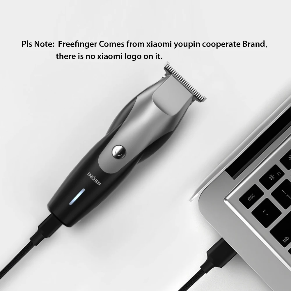 XIAOMI youpin ENCHEN Hummingbird электрическая машинка для стрижки волос 10 Вт usb зарядка 110-240 в низкий уровень шума триммер для волос с 3 расческа для волос человек