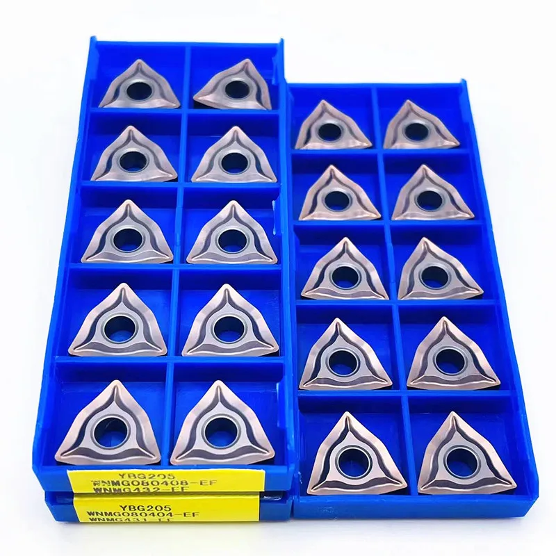 Indexable Carbide Inserts WNMG080404 Turning Tools For Machining