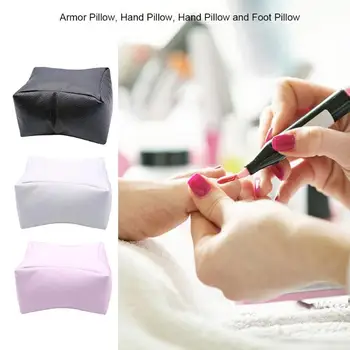

Soft Hand Foot Nail Pillow Manicure Beauty Tools Fresh Simple Style Multi-function Removable Pad Rest Holder Art Accessories