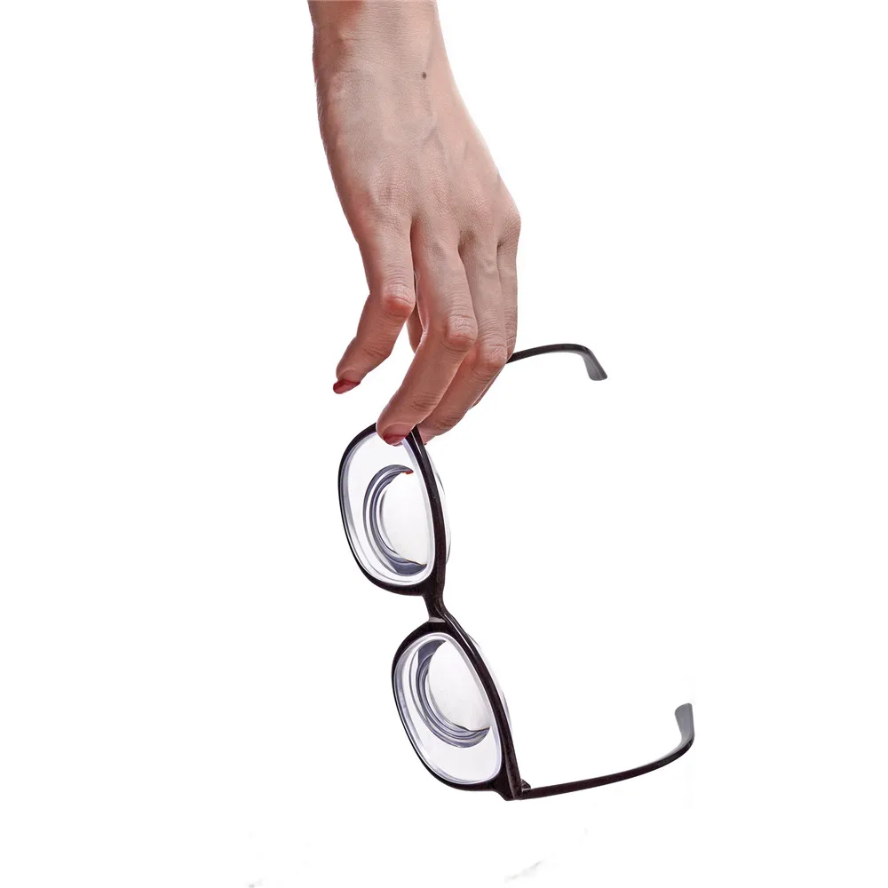 High-Quality Black Frame Cosplay Eyeglasses with Thick Resin Lenses, 1.56 Refractive Index, Minus 20 Diopters for Sexy Girls Meganekko Style image 6
