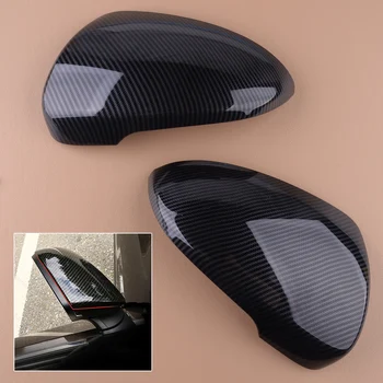 

2pcs/set Carbon Fiber Print Rearview Mirror with Signal Lights Shell Cover Cap Case Trim Decor fit for Hyundai Tucson 2015-2020