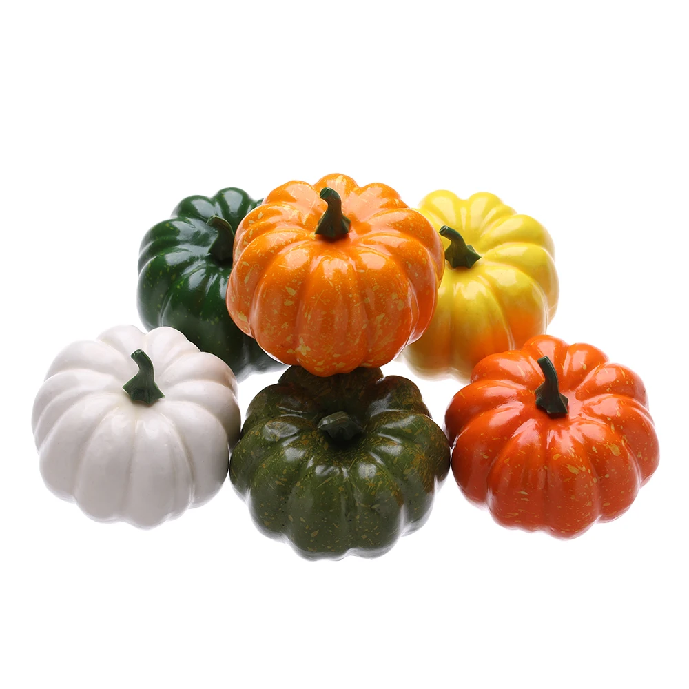 Halloween Mini Foam Props Photography Party Supply Artificial Pumpkin Faux Vegetables Decor | Дом и сад
