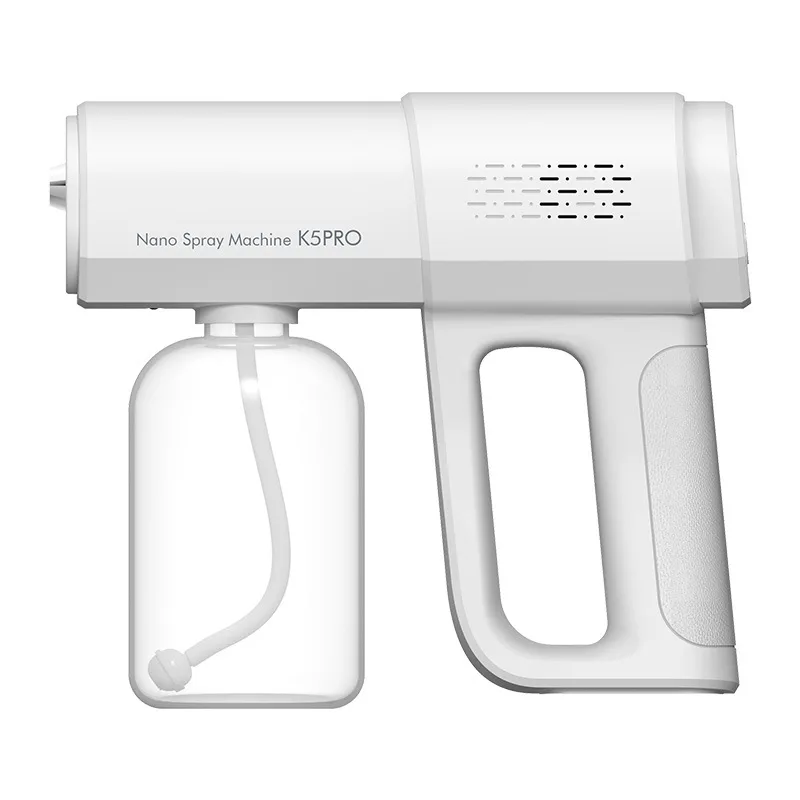 380ML Wireless Electric Disinfectant Sprayer Rechargeable Blue Light K5 Nano Steam Spray Gun Sterilizing For Home | Дом и сад