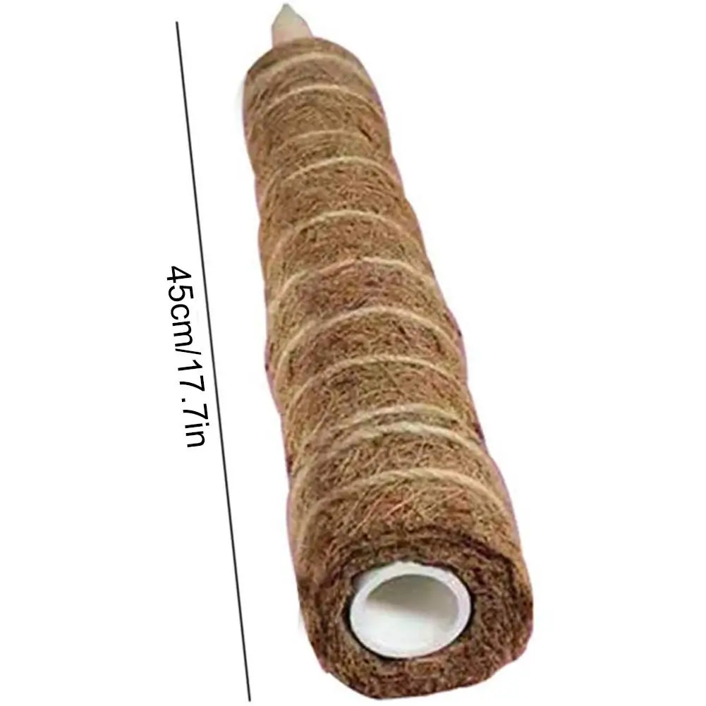 45 см Coir Totem Pole Выдвижная Coir Moss Stick Coir Totem Pole для поддержки растений расширение для альпинизма комнатные растения криперы