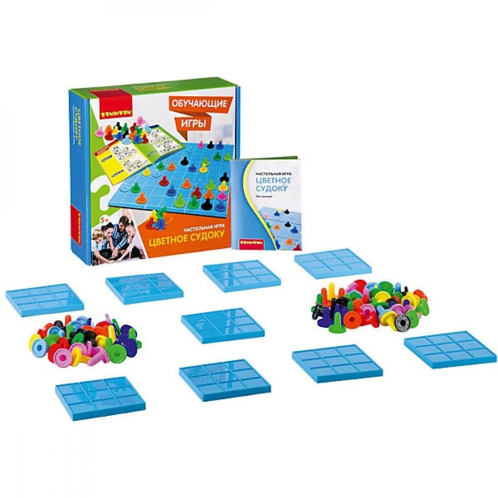 Настольная игра Bondibon &quotЦветное судоку&quot|Игры| - Цена: 1 042,00 руб.