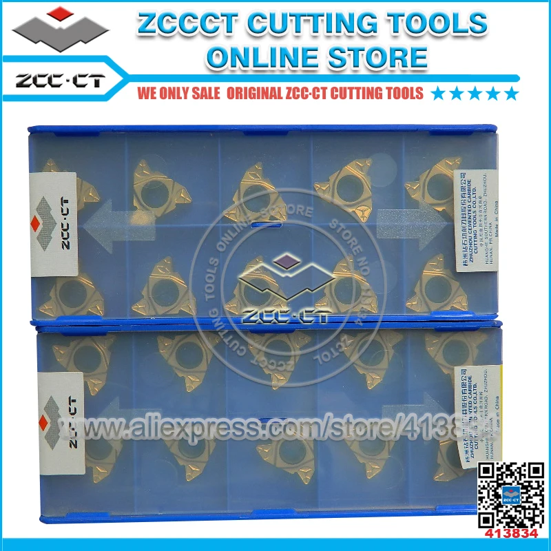 Бесплатная доставка 50 шт. ZCC вставка RT22.01W 6.00GM YBG201right hand threading Токарные Вставки 6 0