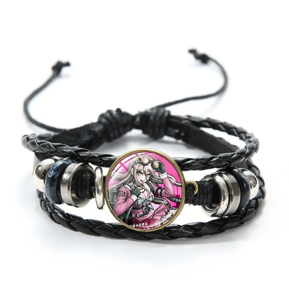 SONGDA Аниме игры Danganronpa V3: Killing Harmony браслет Oma Kokichi Kawaii мультяшная фигура плетеный кожаный браслет