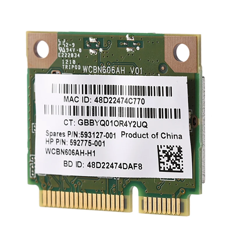 AR9285 AR5B195 150M+ BT3.0 Половина Mini PCI-E Беспроводной карты SPS: 593127-001 592775-001 аккумулятор большой емкости для 430 431 435 436 4530S