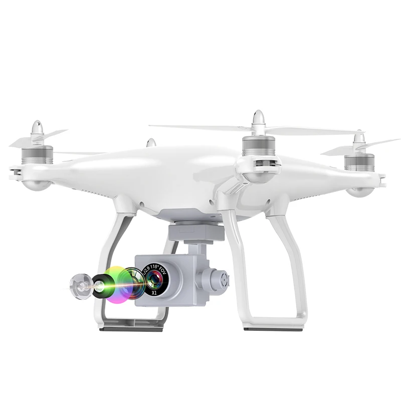 Новый Дрон X1 Квадрокоптер 1080P Камера 5G Wi Fi FPV 2 осевой бесщеточный мотор