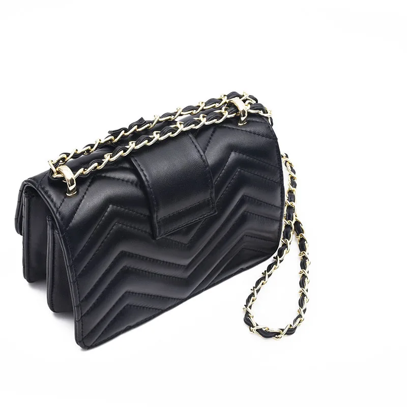 

Australia Kaqi Decoration Class at the Head Hardware da kou bao Chain WOMEN'S Bag Shoulder Bag Oblique Bag Sheepskin WOMEN'S Bag
