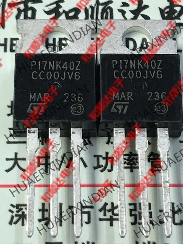 5 шт. P17NK40Z STP17NK40Z TO-220