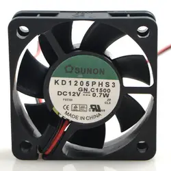 Создан для охлаждения SUNON KD1205PHS3 12V 0,7 Вт 5 см 5015 2-проводной немой рассеивания тепла вентилятор