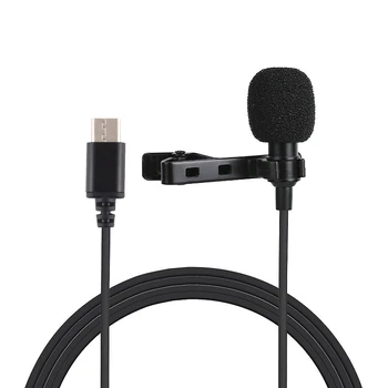 

PULUZ 1.5m USB-C / Type-C Jack Lavalier Wired Condenser Recording Microphone