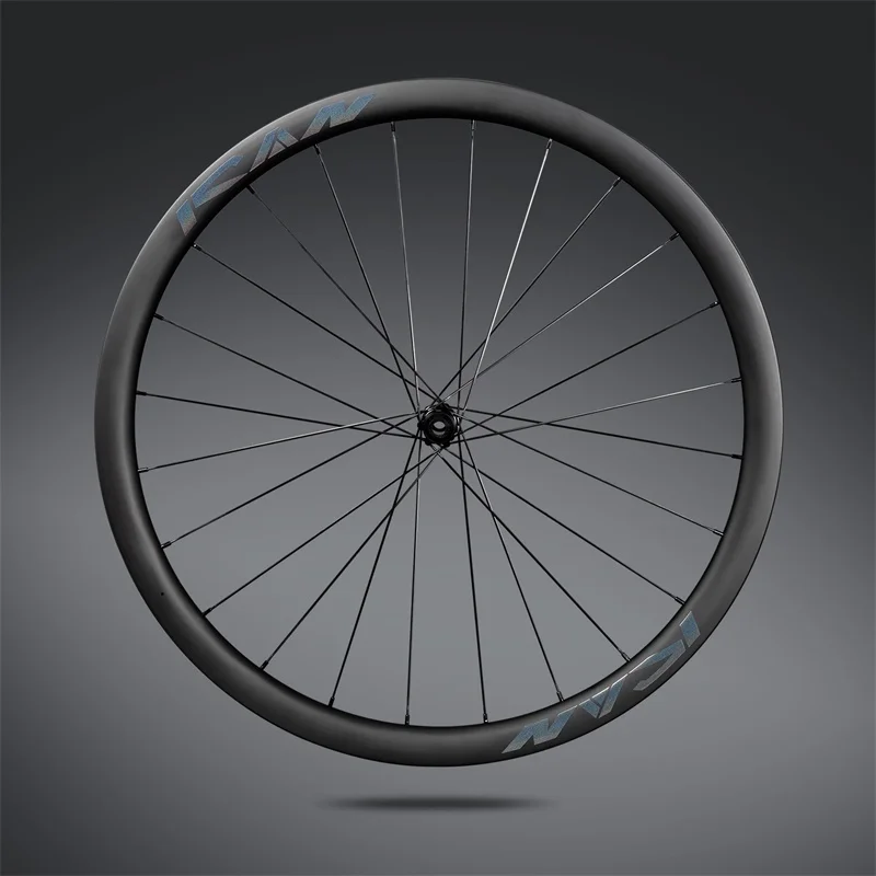 ICAN new design carbon T800 light cyclocross gravel wheels 35C 40C
