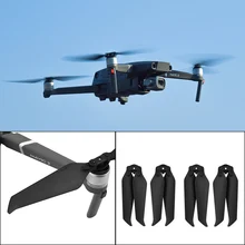 Fibra de náilon adereços 8743f hélice de baixo nível de ruído para dji mavic 2 pro zoom lâmina de liberação rápida ventilador de redução de ruído acessórios zangão