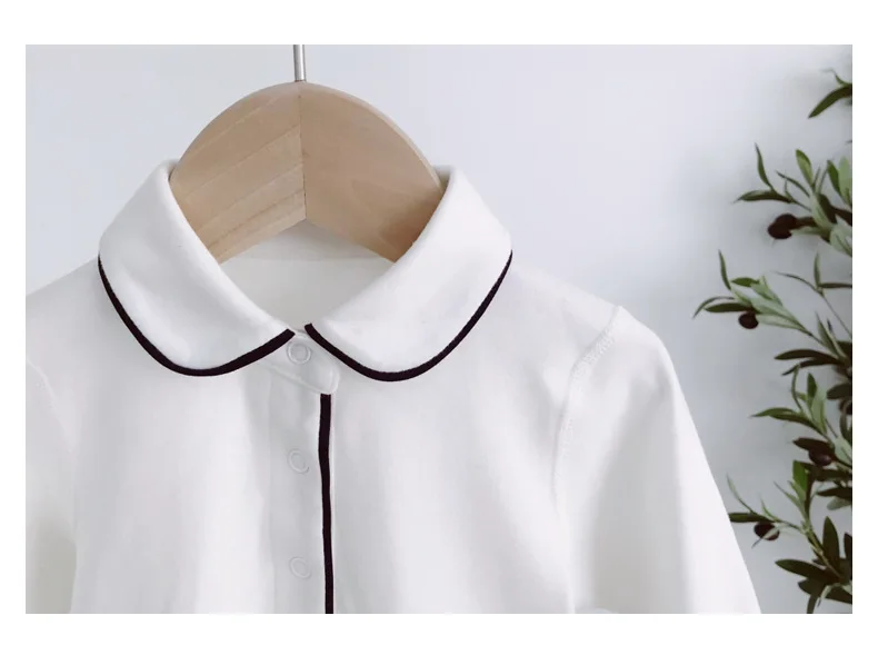 Bodysuit for Newborns Baby Clothes Baby Girl Clothes Newborn Clothes Long Sleeve White Baby Ropmer One-piece Baby Boy Clothes