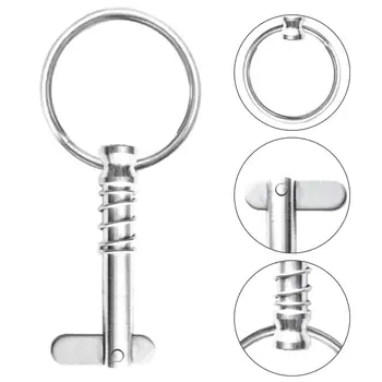 

Boat Bimini Top Quick Release Pin 1/4" with Pull Ring 316 Marine Stainless Steel Quick Release Pin For Boat Canvas Cover
