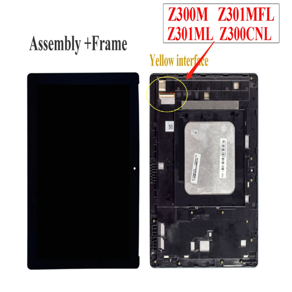 WEIDA для Asus Zenpad 10 Z300M Z301ML Z301MFL Z300CNL 1280*800 ЖК-дисплей сенсорный экран в сборе с рамкой для Asus Z300C lcd